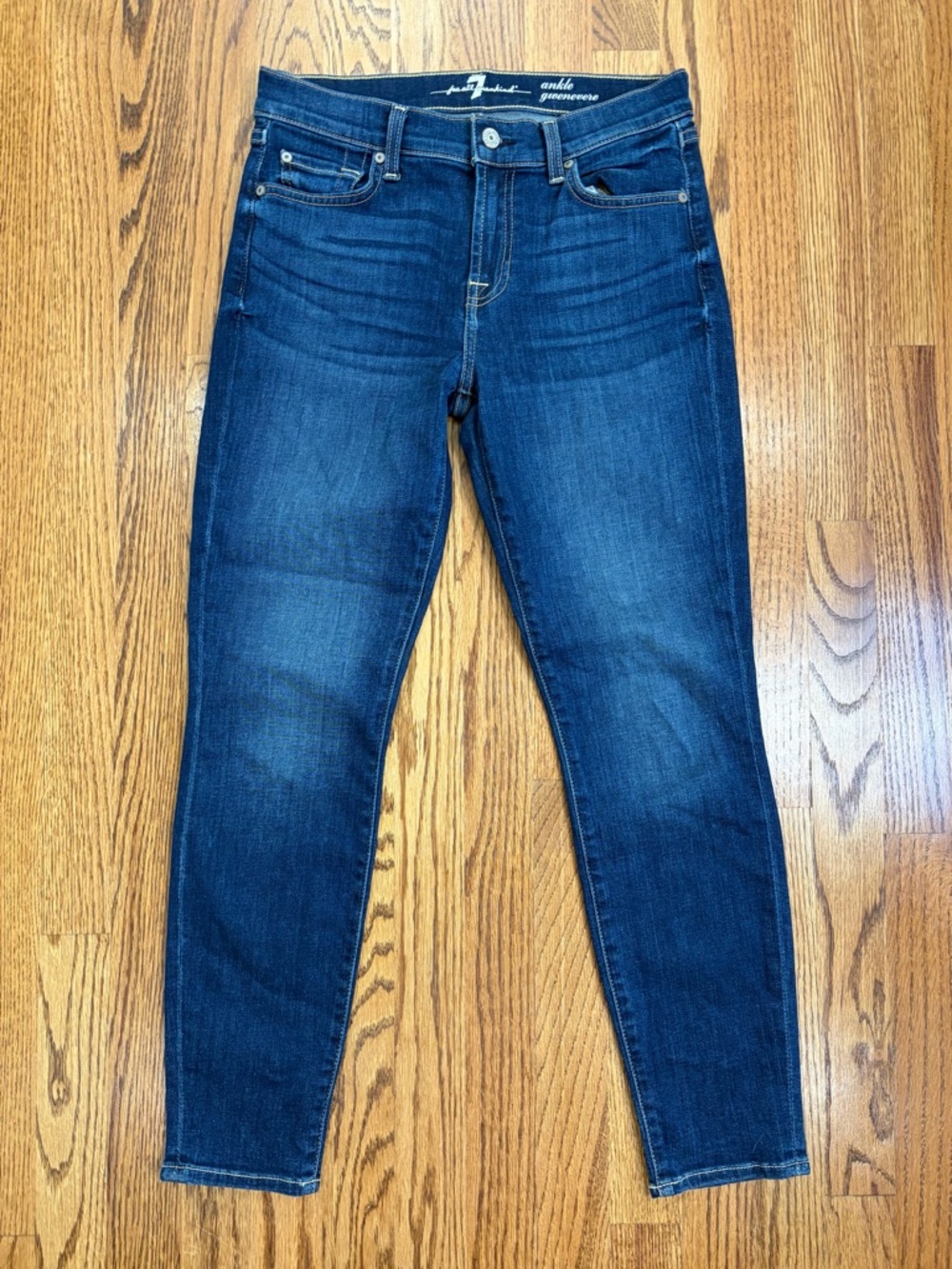 7 For All Mankind Ankle Gwenevere Taco Skinny Jeans